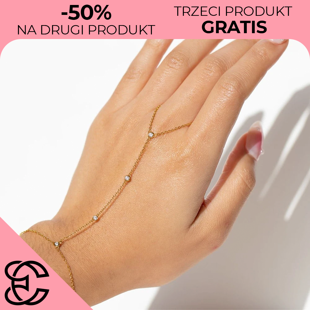 Bransoletka Hand-Ring "Elara"