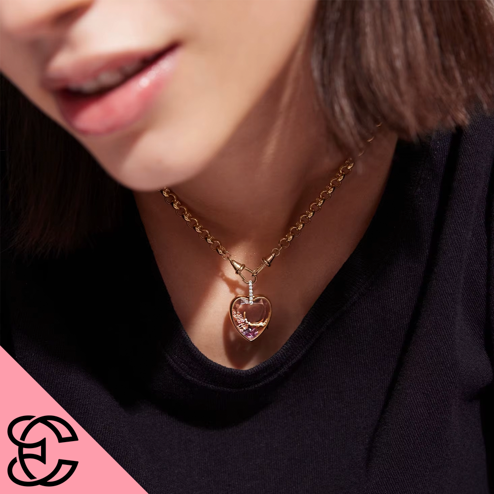 Naszyjnik "Locket" z personalizowaną zawartością